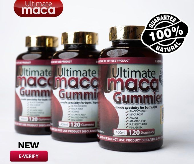 Gummies Ultimate Maca traitement 4 mois