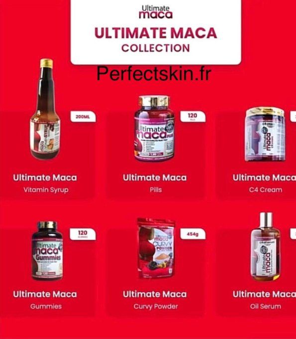 Sirup "ULTIMATE MACA" Puissance Fesses & Hanches 